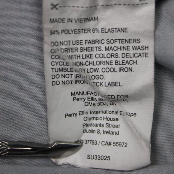 Callaway Opti-Dri Polo Shirt Mens XL Blue/Pink Geometric Golf Stretch S/S - Picture 9 of 13